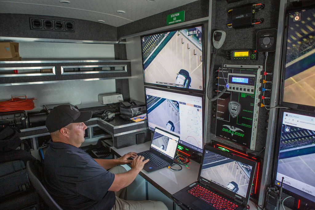 DFR view: providing overwatch to a call response